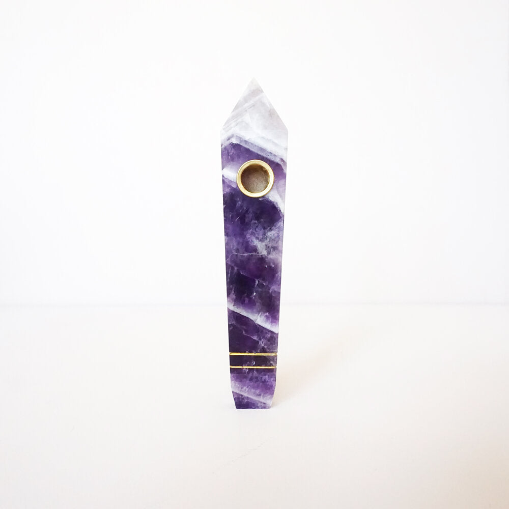 Purple Amethyst Pipe-3